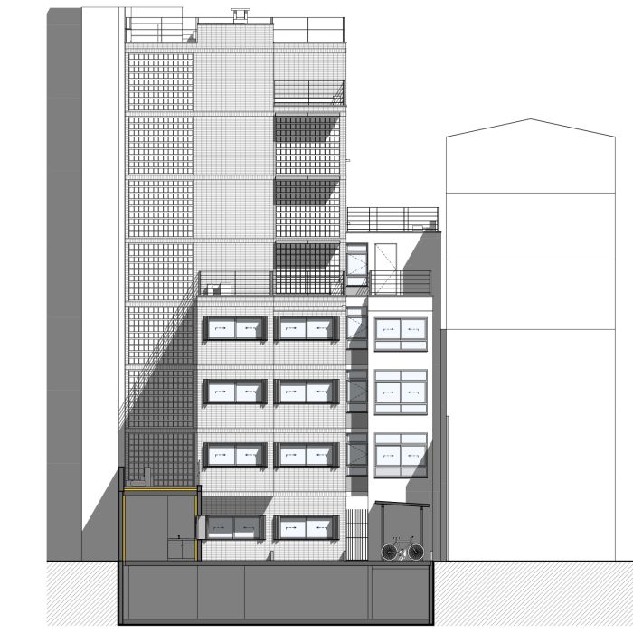 002-Façade côté cour-PG