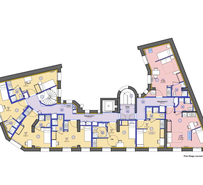 992dce-Plan Etage courant-Projeté-PG