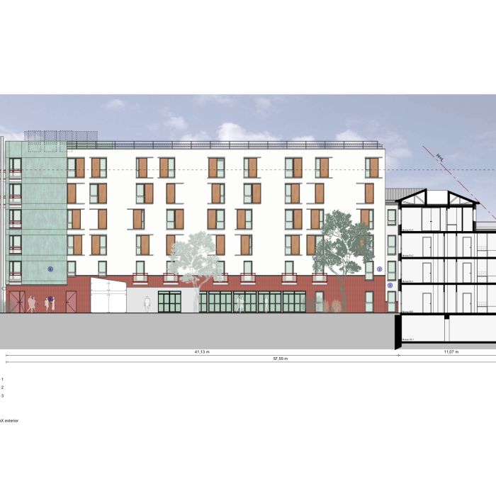 956pc-Façade Sud Ouest-PG