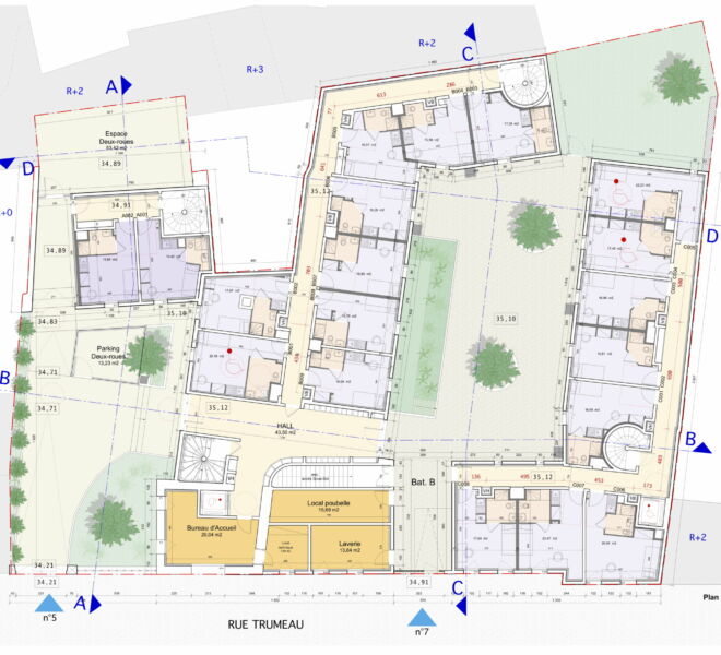 970-Rueil Malmaison-Plan RDC-PG