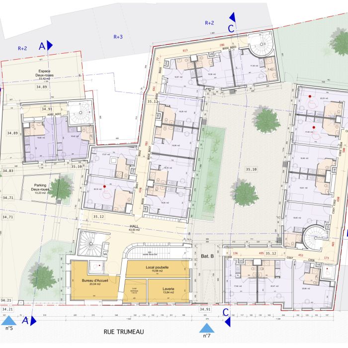 970-Rueil Malmaison-Plan RDC-PG