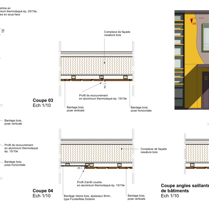 984-Dreux-Détails habillage de façade-PG