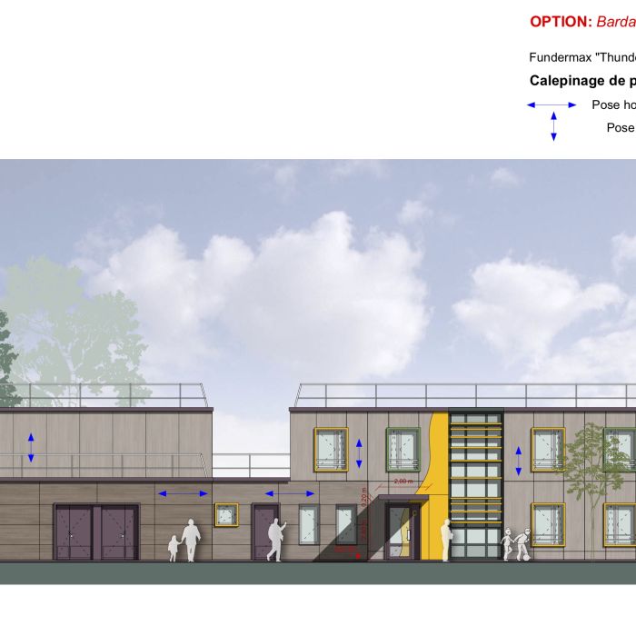 984-Dreux-Unités de vie adolescents-Elévation MM-PG