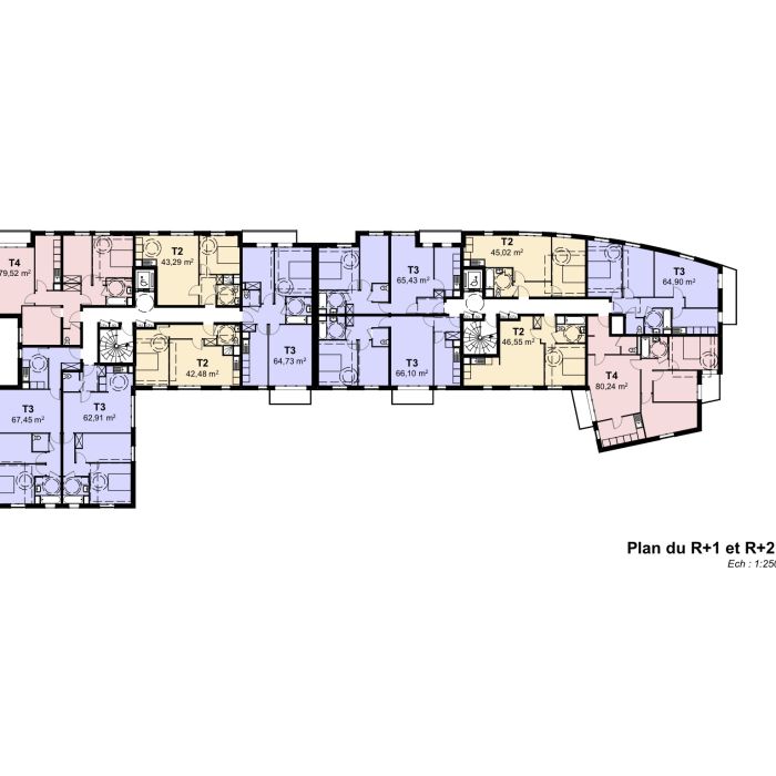 x16-Plan Etage courant-PG